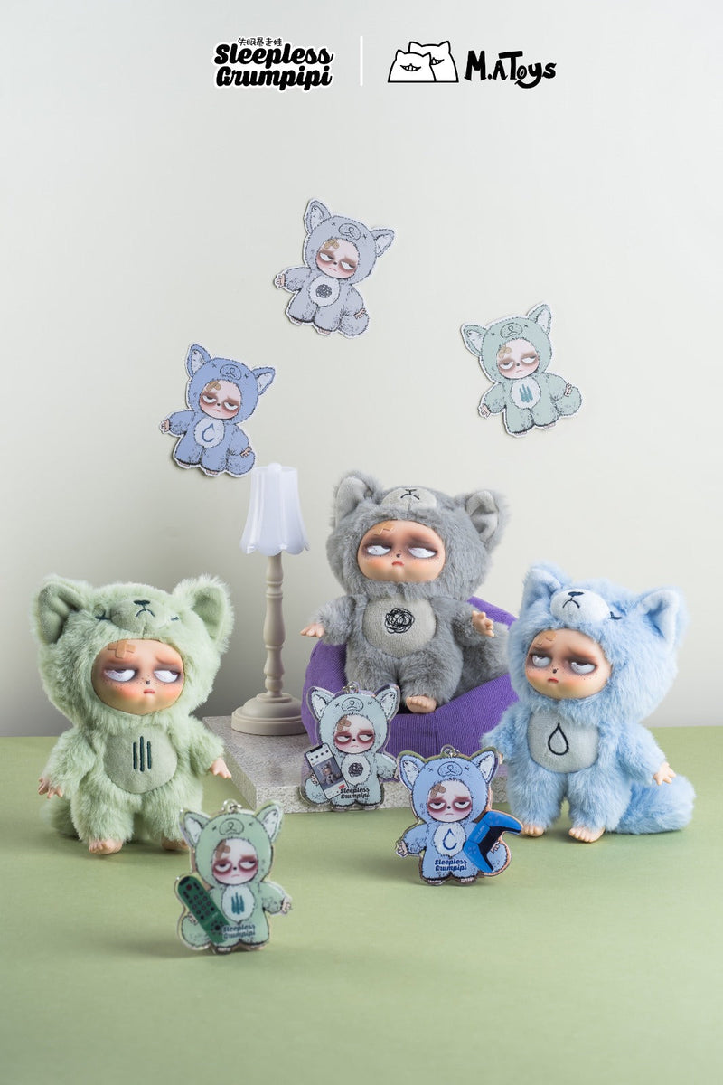 Sleepless Grumpipi Plush Blind Box - Kawaii Mystery Collectible by