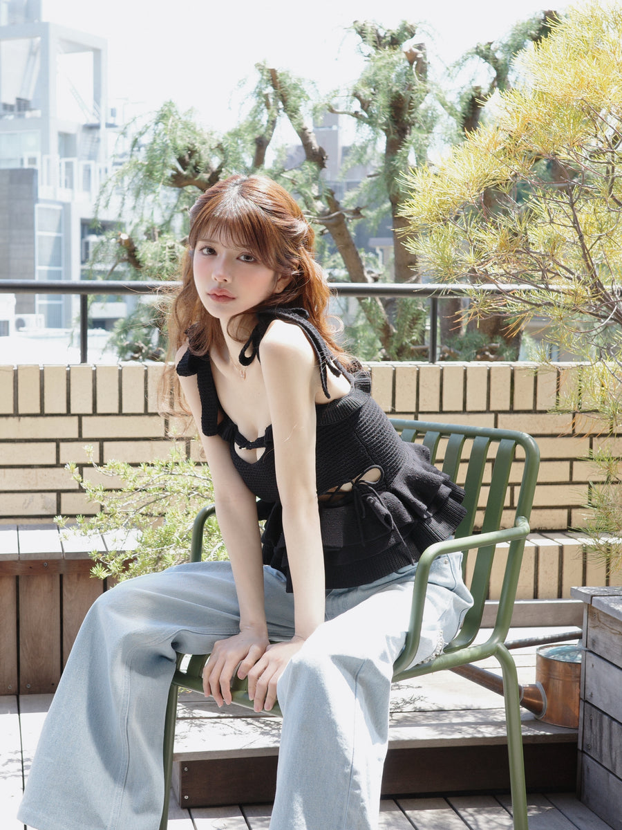 2wayストリングコアニットトップス – Randy