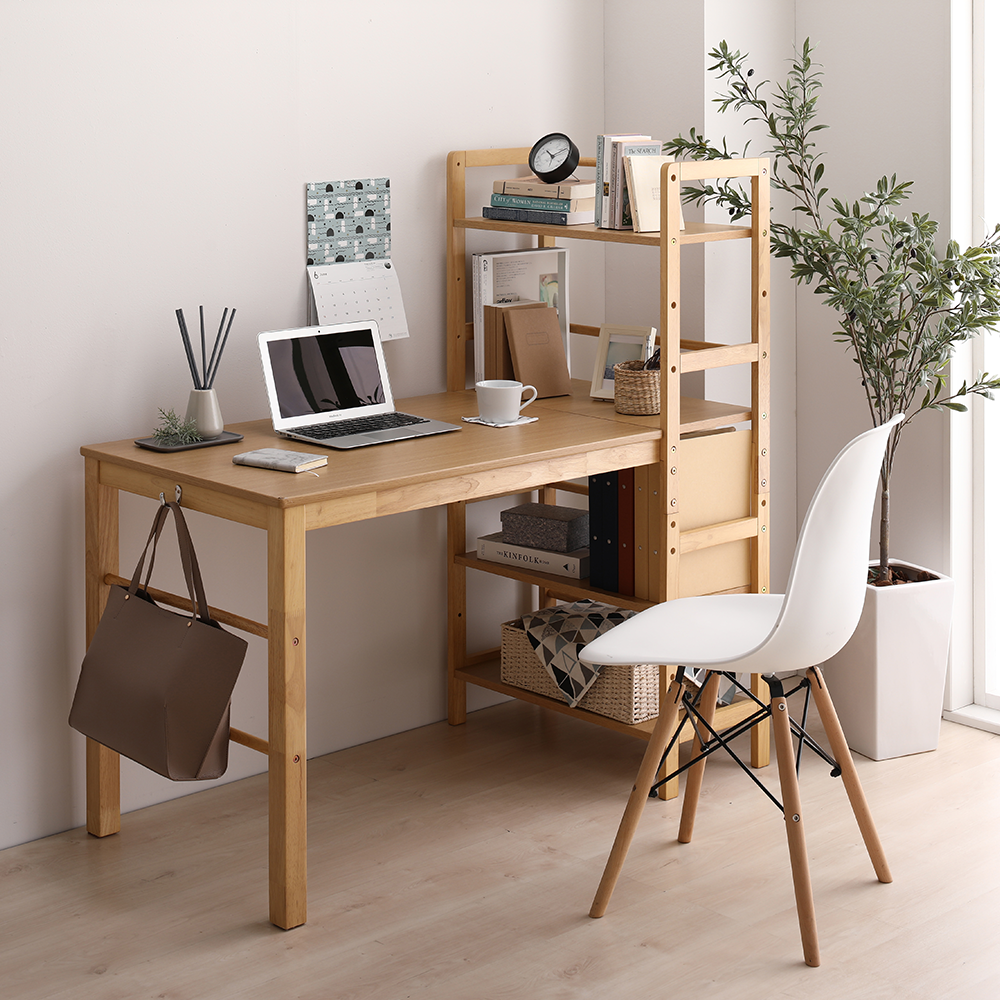 ラック一体型 スマートパソコンデスク/ これ1台で何役にも。 – RASIK