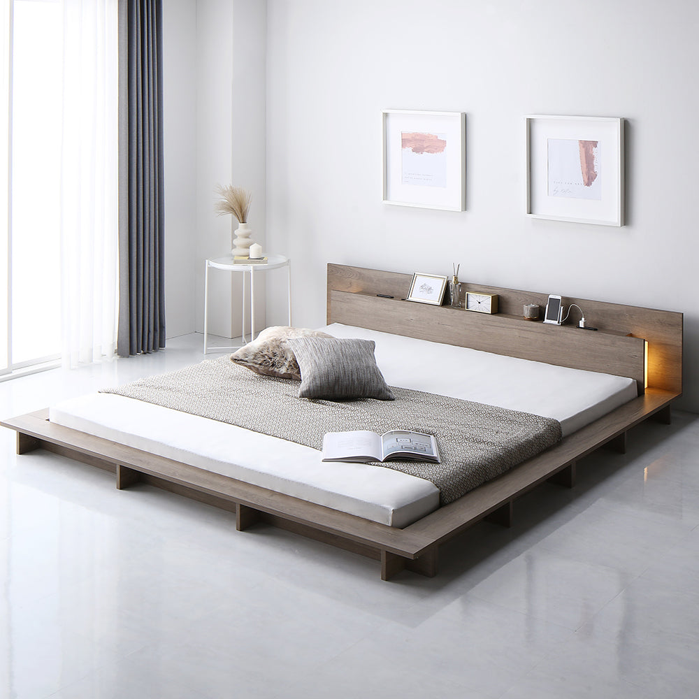 LED照明付きステージベッド『RELAIR リレア』/ロースタイル×ステージ