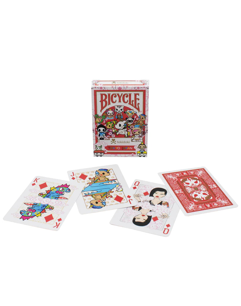 Bicycle Tokidoki Sports Red Playing Cards - Japanese Playing Cards