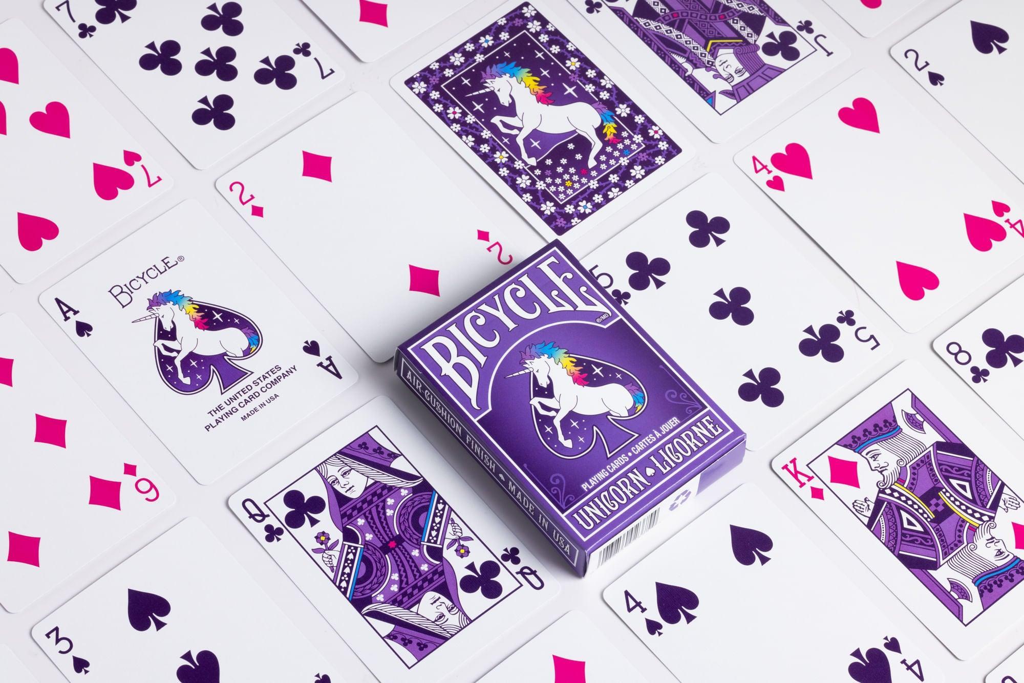 Bicycle Unicorn Playing Cards by USPCC – Rare Playing Cards