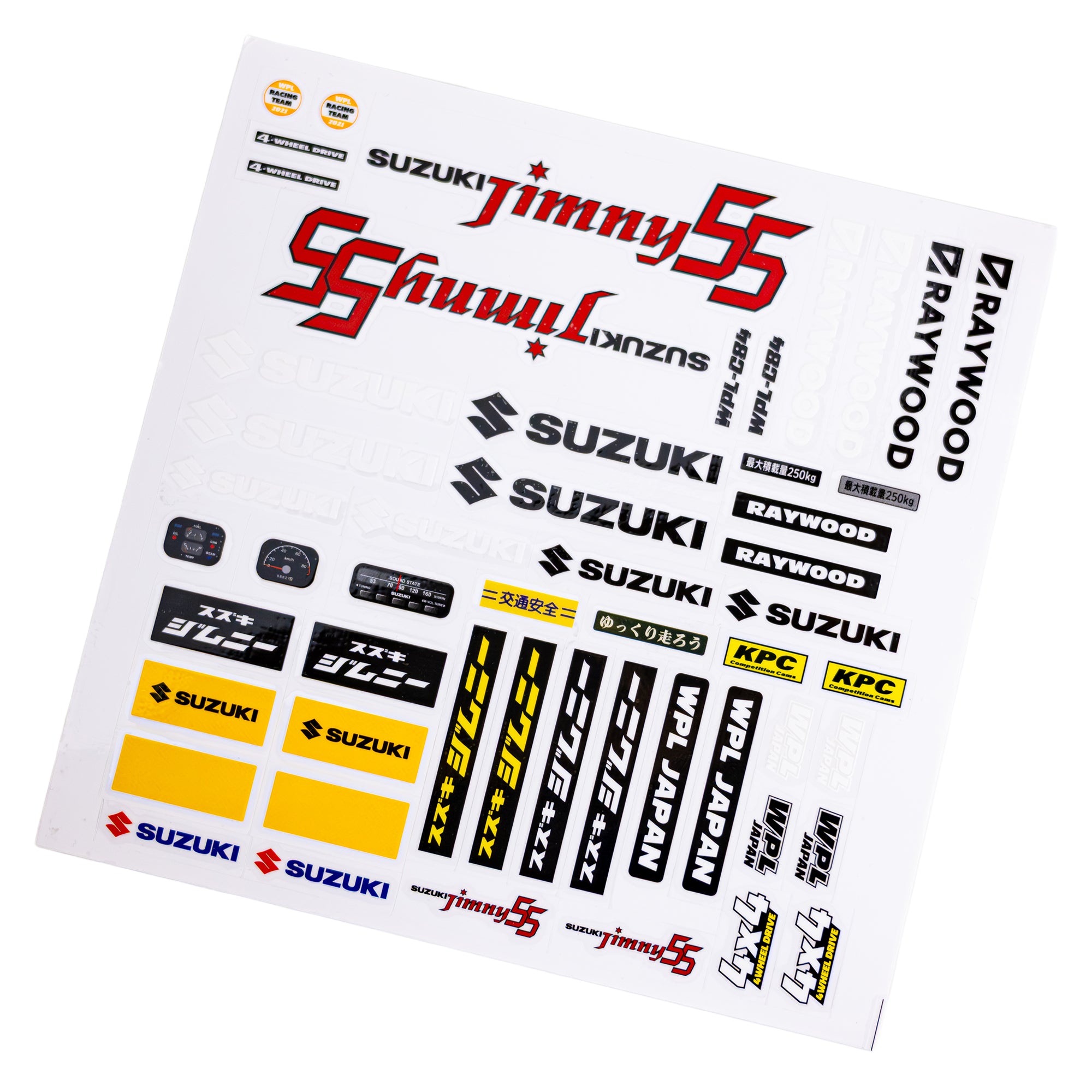 WPL JAPAN C84 スズキジムニーSJ10用 ステッカー(アウトレット品