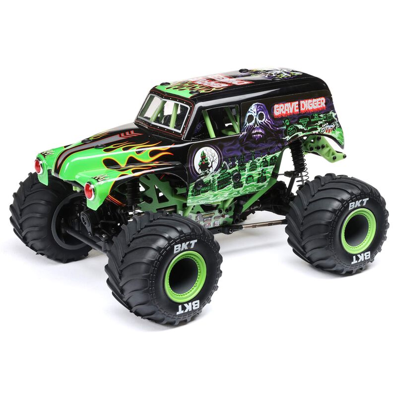 LOSI 1/18 ミニ LMT 4X4 モンスター トラック RTR、Grave Digger