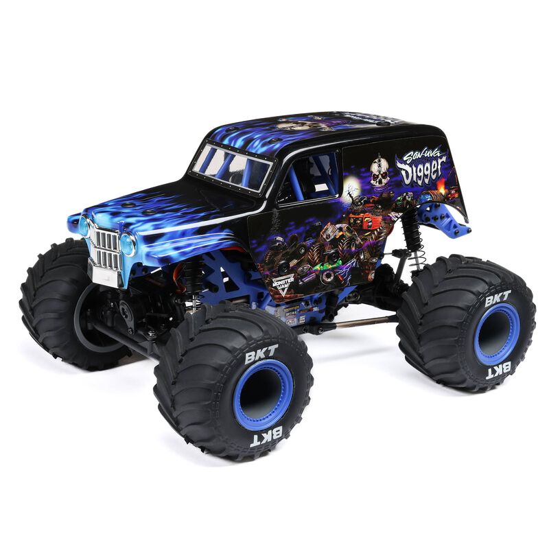 LOSI 1/18 ミニ LMT 4X4 モンスター トラック RTR、Son-Uva Digger