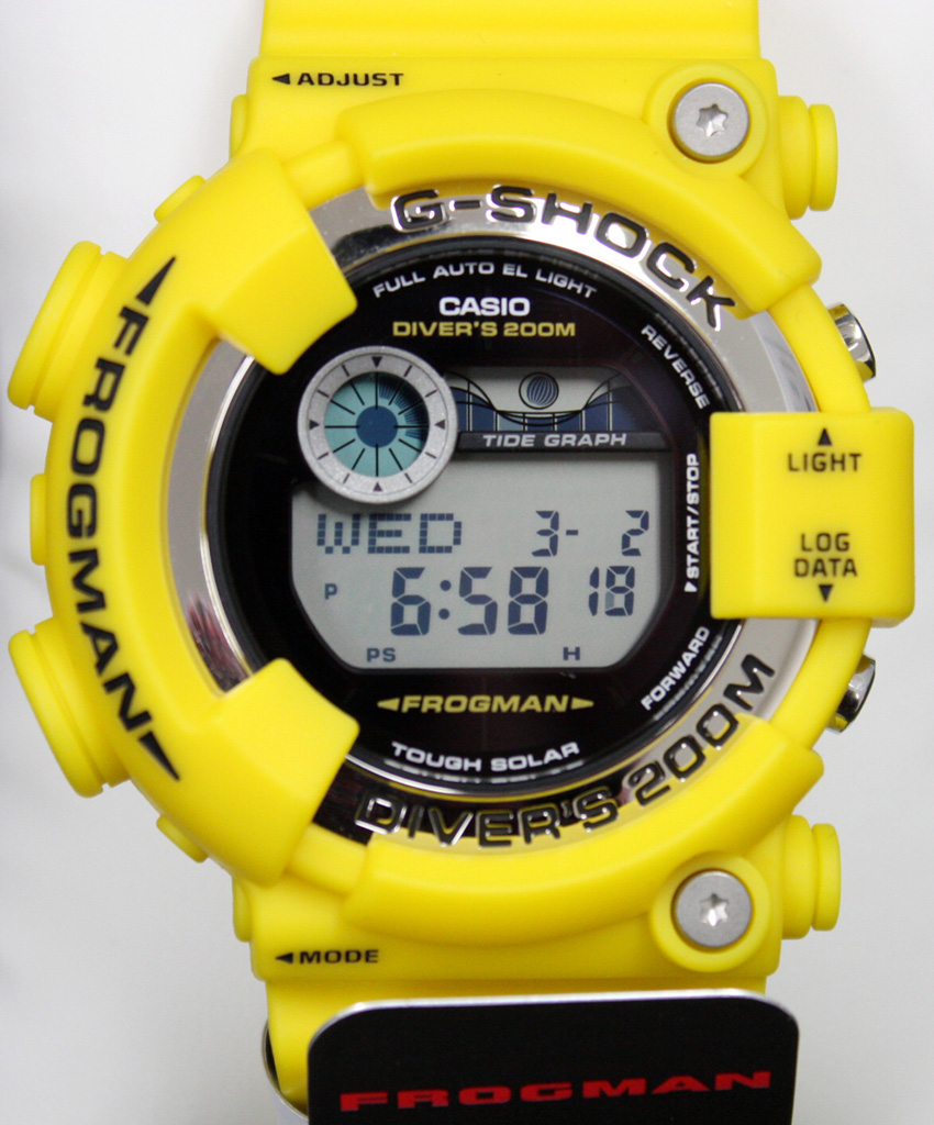 カシオ G-SHOCK GF-8250-9JF 黄色 フロッグマン ソーラー