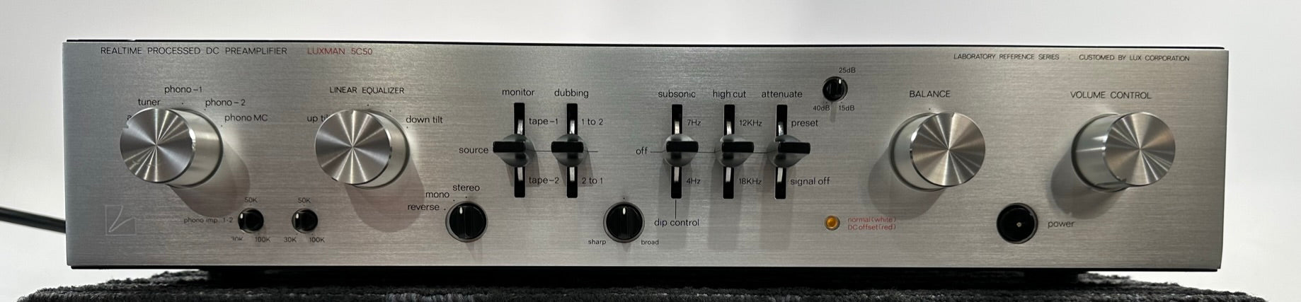 Luxman 5C50 DC Preamplifier Serviced and Re-Capped – Record Mart HiFi