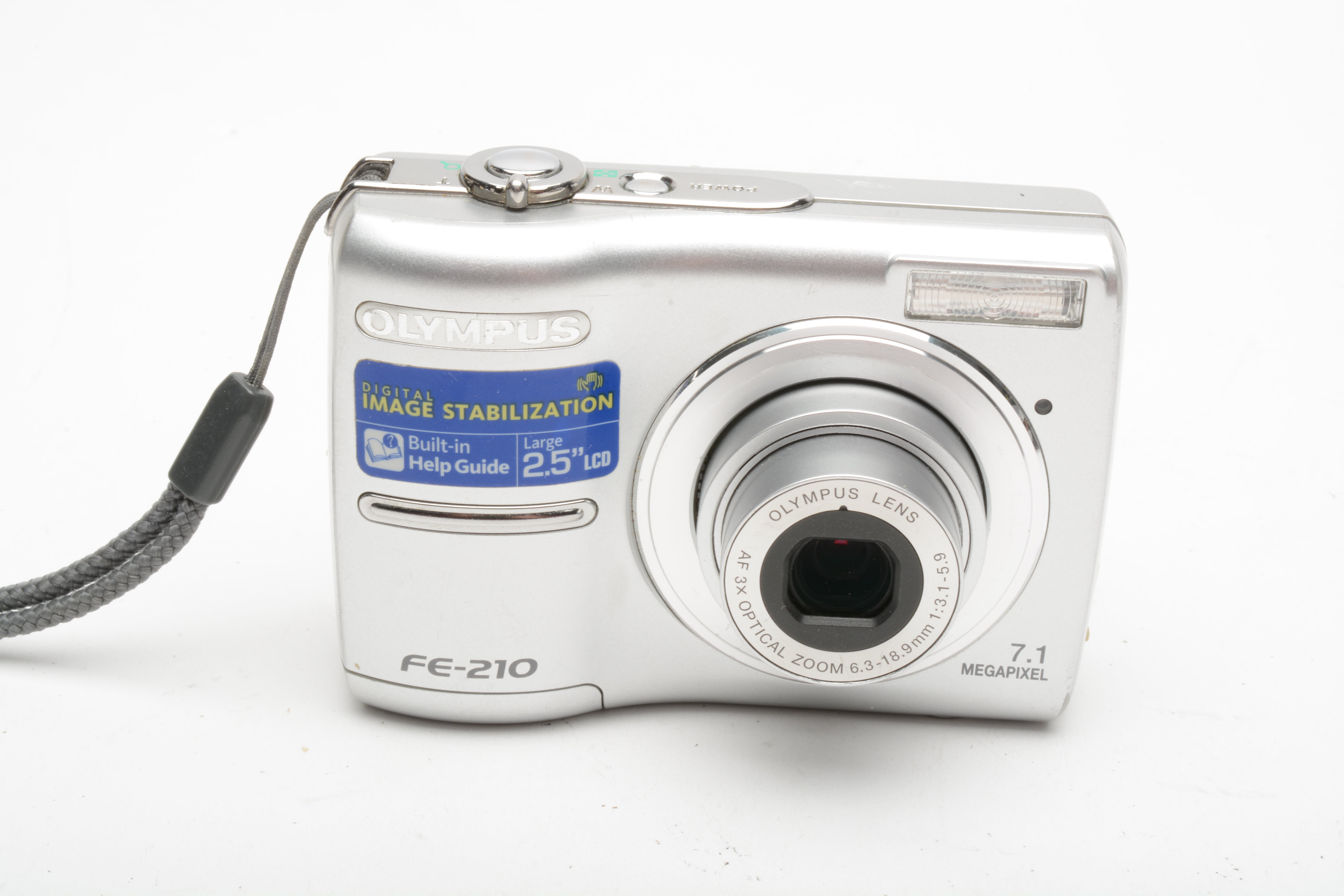 Olympus FE-210 7.1MP Digital Point&Shoot camera, CD+manual, tested