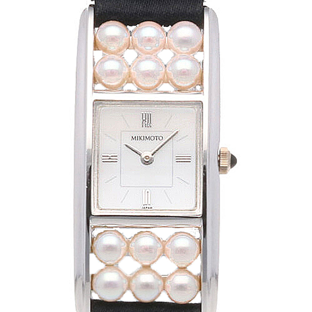 MIKIMOTO ミキモト 腕時計 シルバー レディース 1年保証 中古 – 【公式