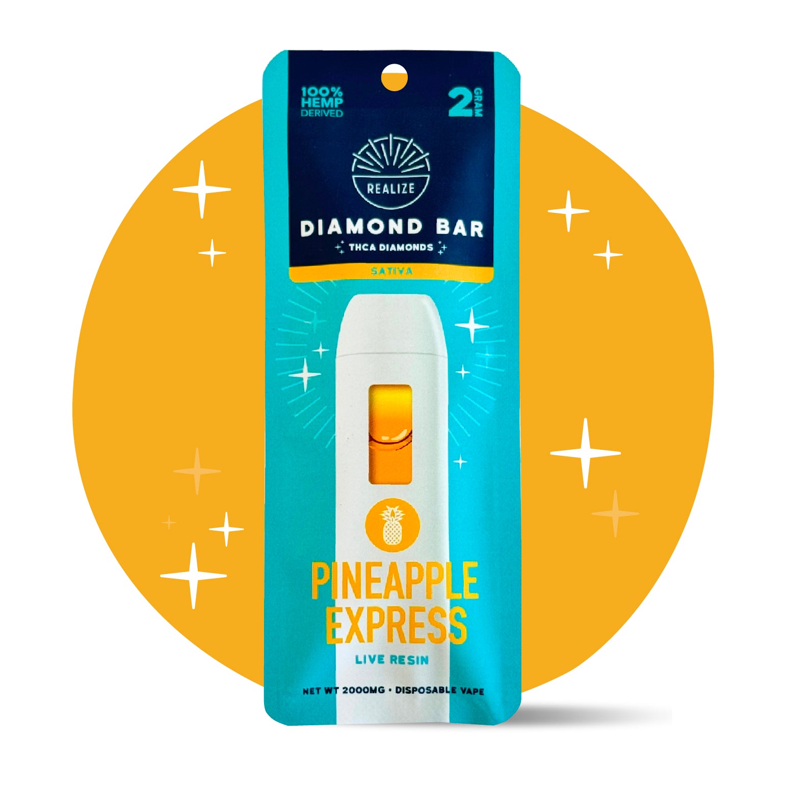 Pineapple Express Delta 8 Disposable - Realize