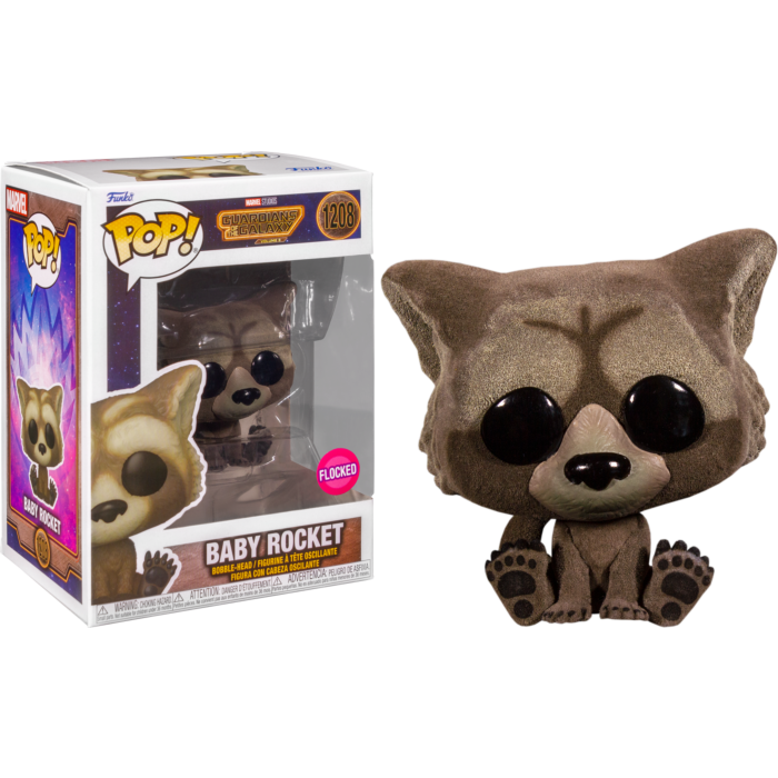 Funko Pop! Guardians of the Galaxy Vol. 3 - Baby Rocket Flocked #1208