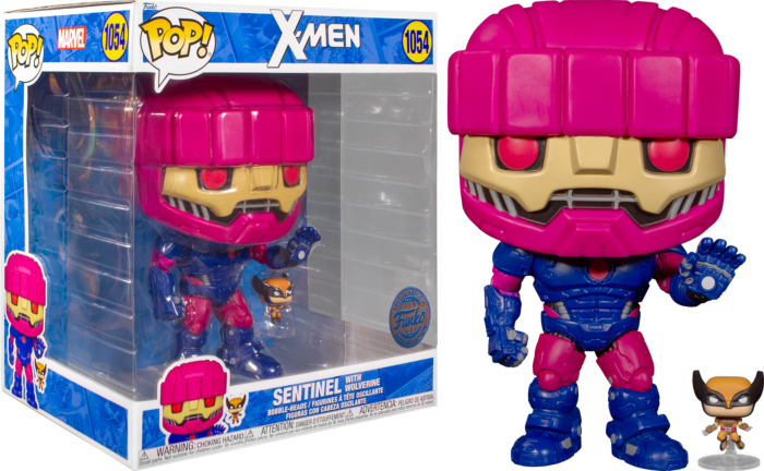 Funko Pop! X-Men - Sentinel with Wolverine 10