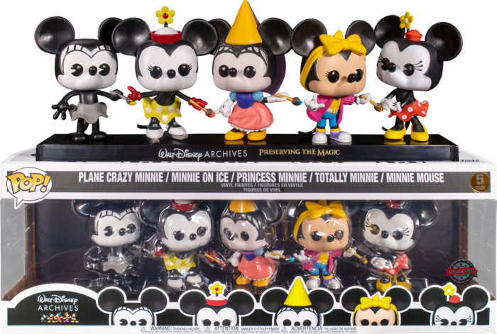 Funko Pop! Mickey Mouse - Minnie Mouse Disney Archives - 5-Pack