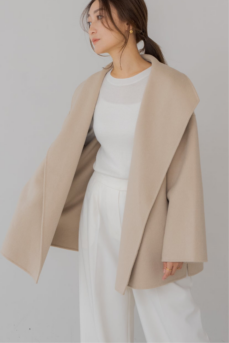 ストール付きショートコート｜STOLE SHORT COATの通販｜regleam