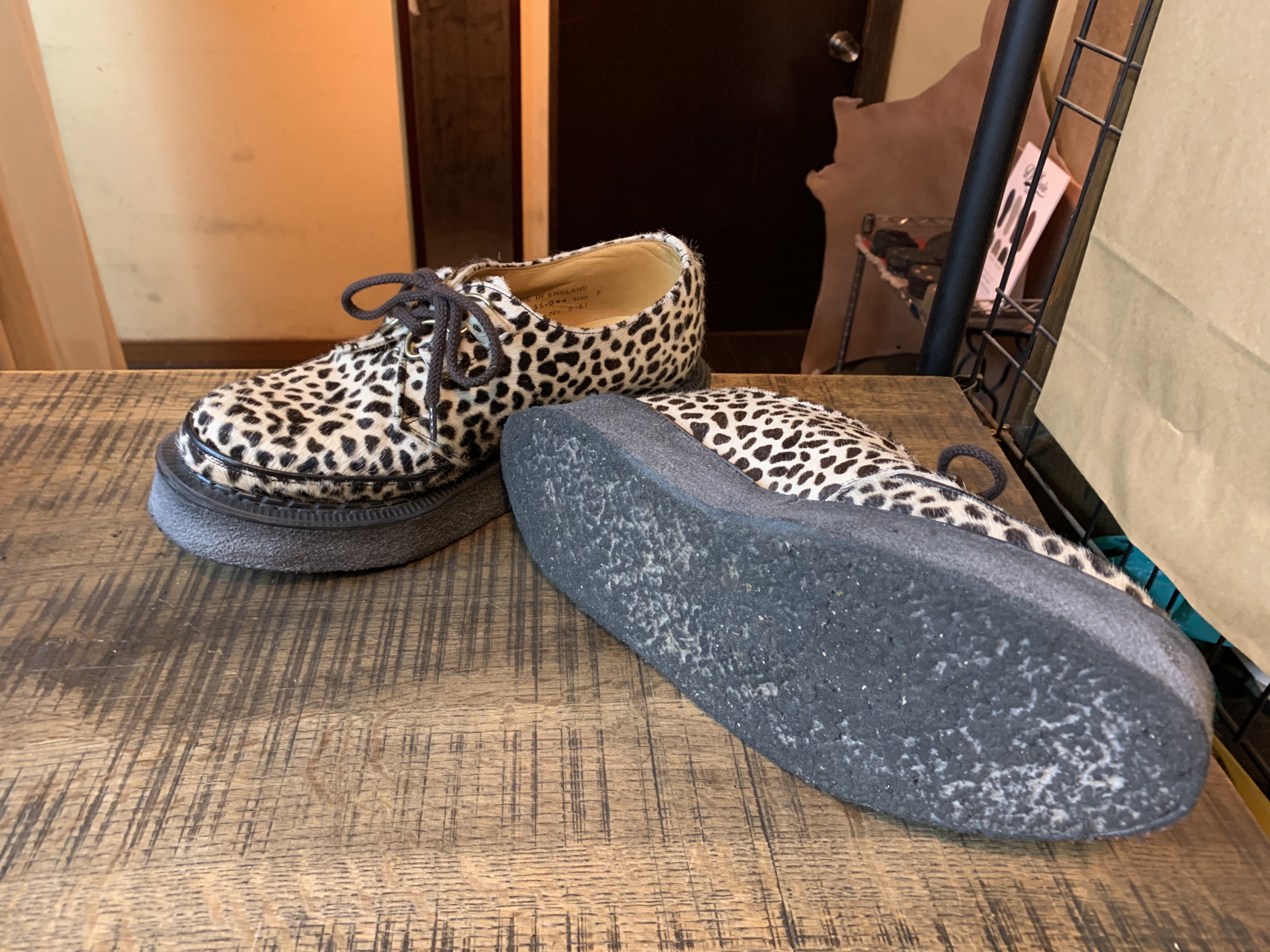 GEORGECOX / ROBOT 8961レオパード 軽量ラバーソール交換: ソール