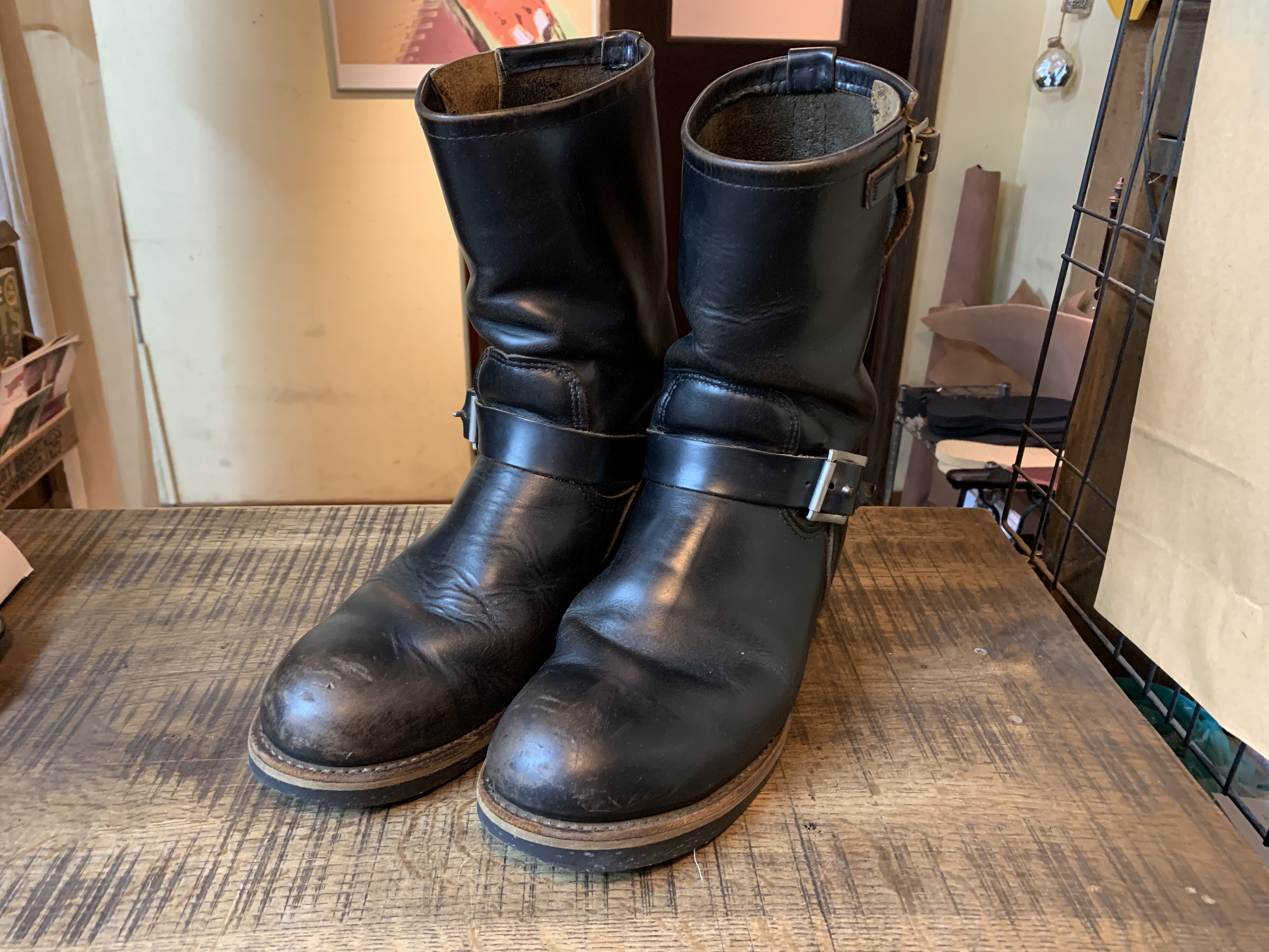 Redwing エンジニアブーツ vibram#700オールソール交換: ソールリペア