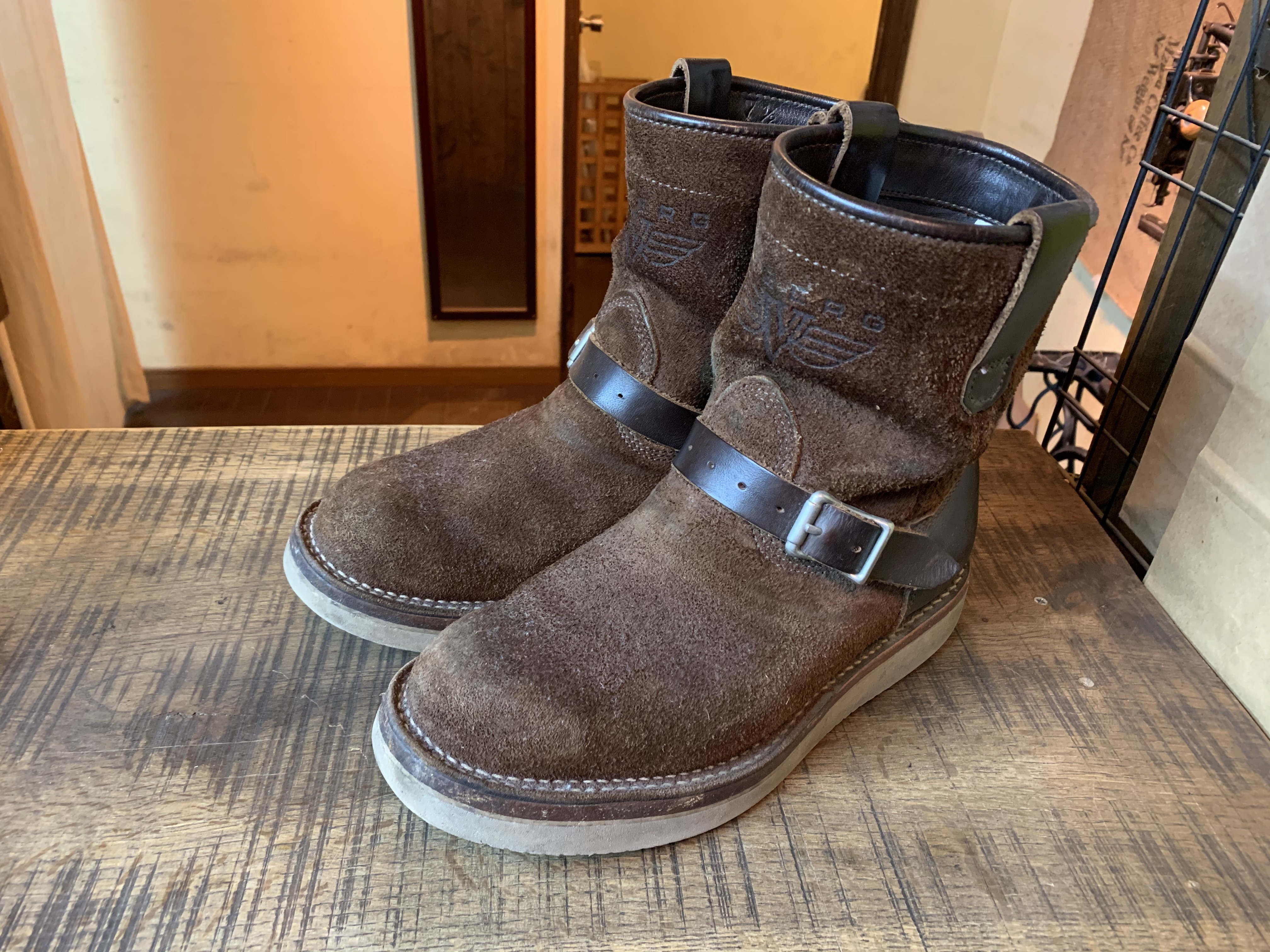 Viberg(ヴァイバー、ビバーグ) ショートシフトエンジニアブーツ vibram