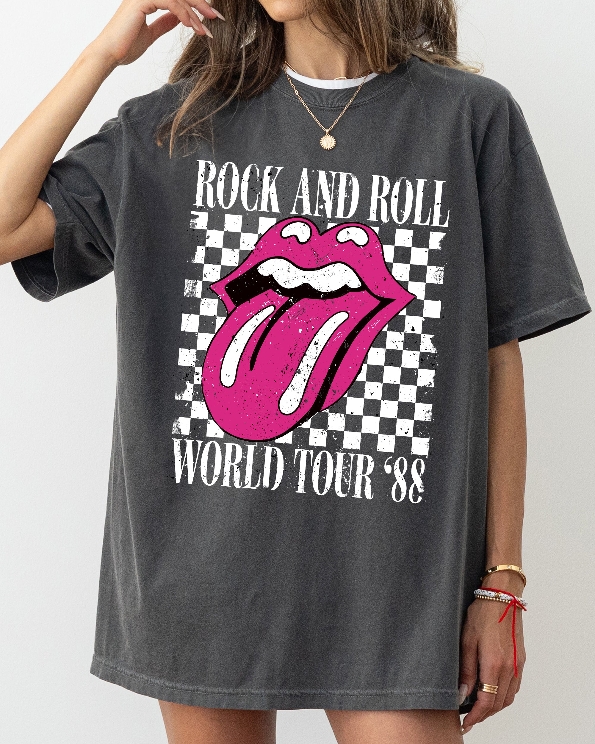 Rock And Roll World Tour Classic Rock Tshirt | Refinery Number One