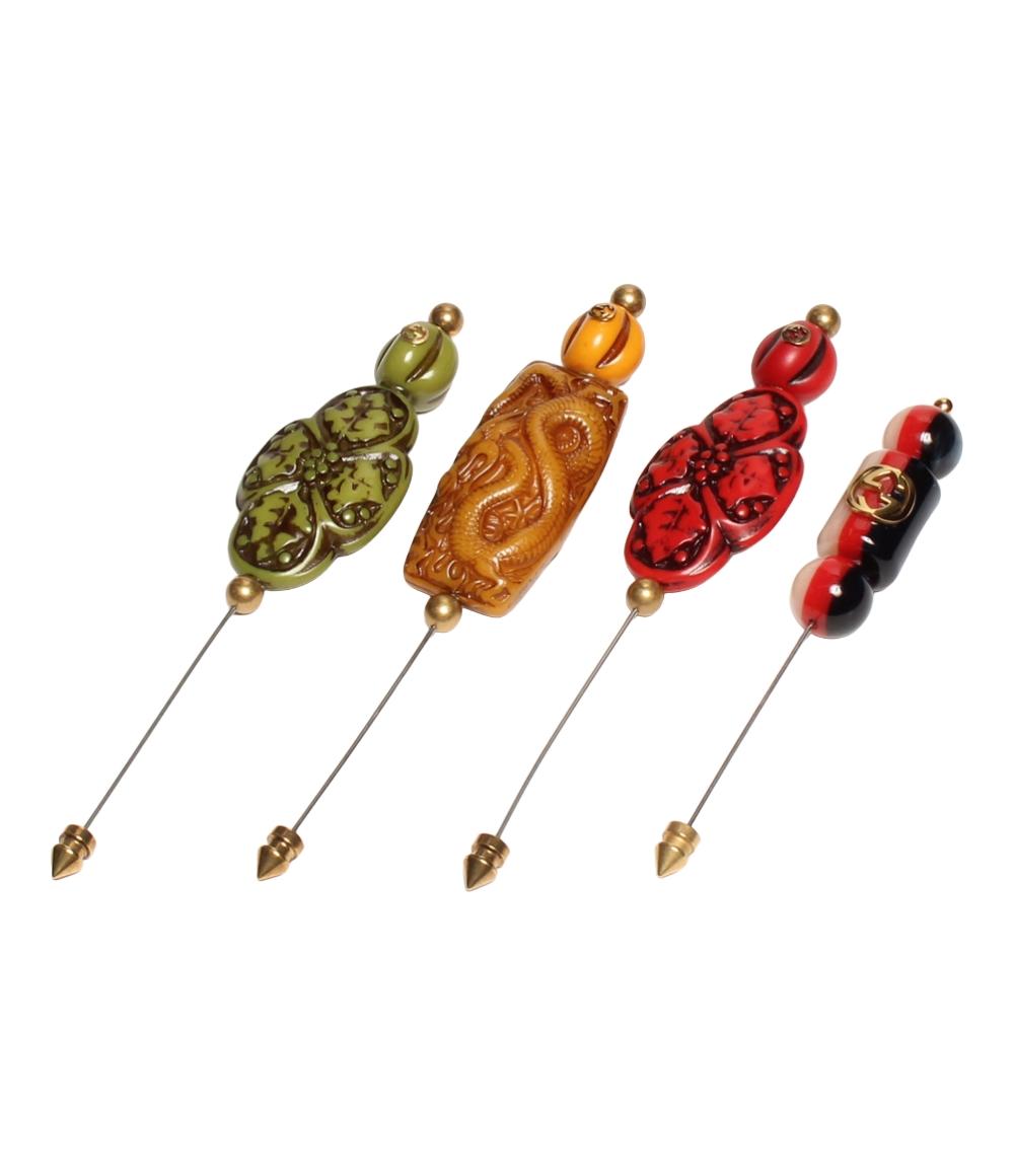 グッチ ピンブローチ 4点セット レディース GUCCI – Rehello by BOOKOFF