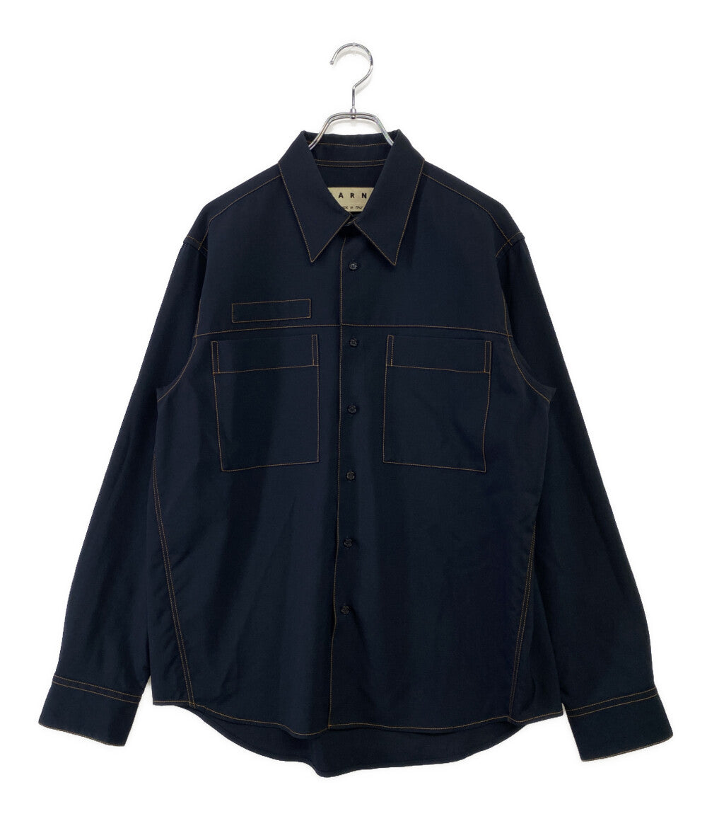 マルニ 長袖シャツ コントラストステッチシャツ メンズ SIZE 46 Marni