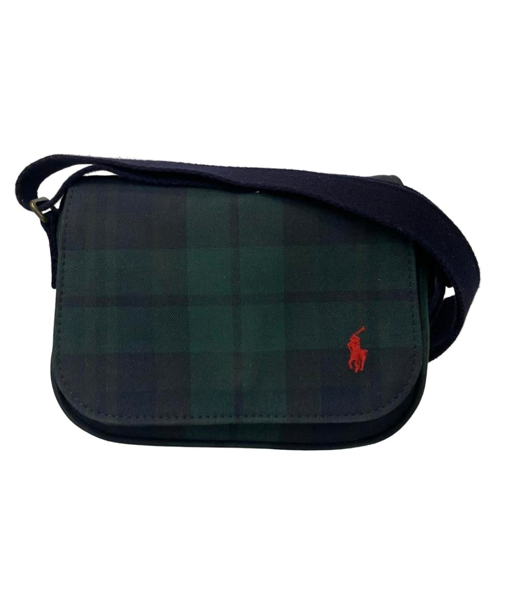 RALPH LAUREN ショルダーバッグ 斜め掛け チェック柄 メンズ
