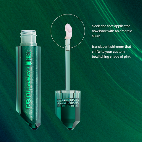 r.e.m. beauty x Wicked: For Good you've been glinda-fied