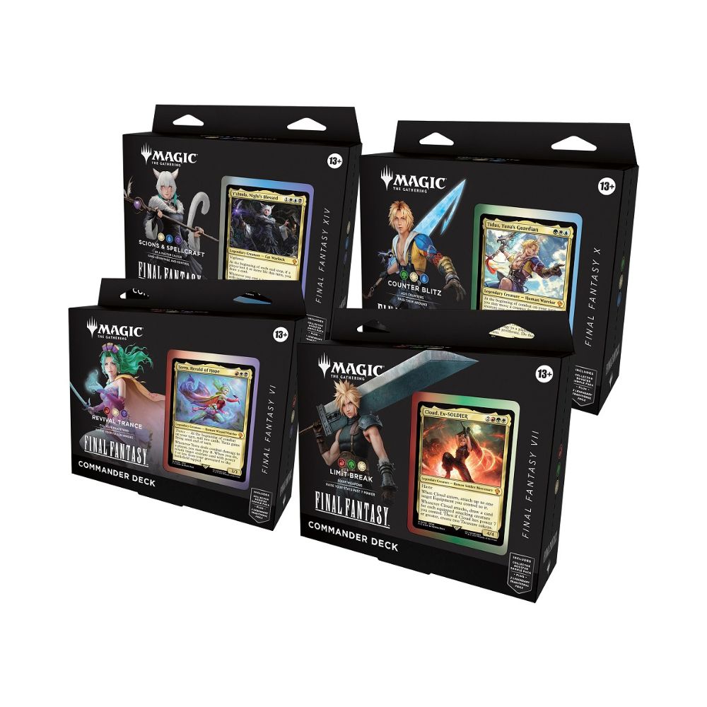 MTG - Final Fantasy - Commander Deck English - Set of 4