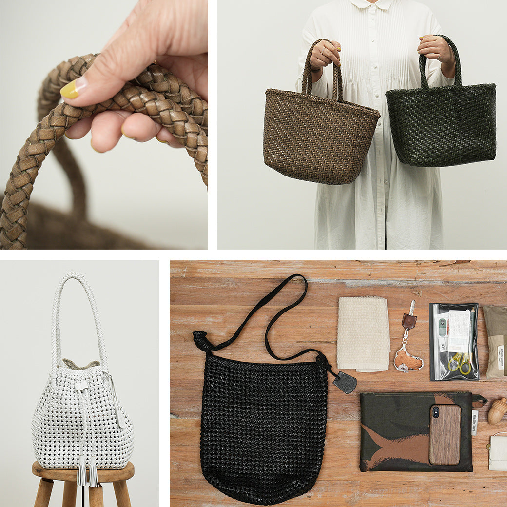 スタッフに聞く、わたしの愛用品。ー レザーメッシュバッグのこと – REN