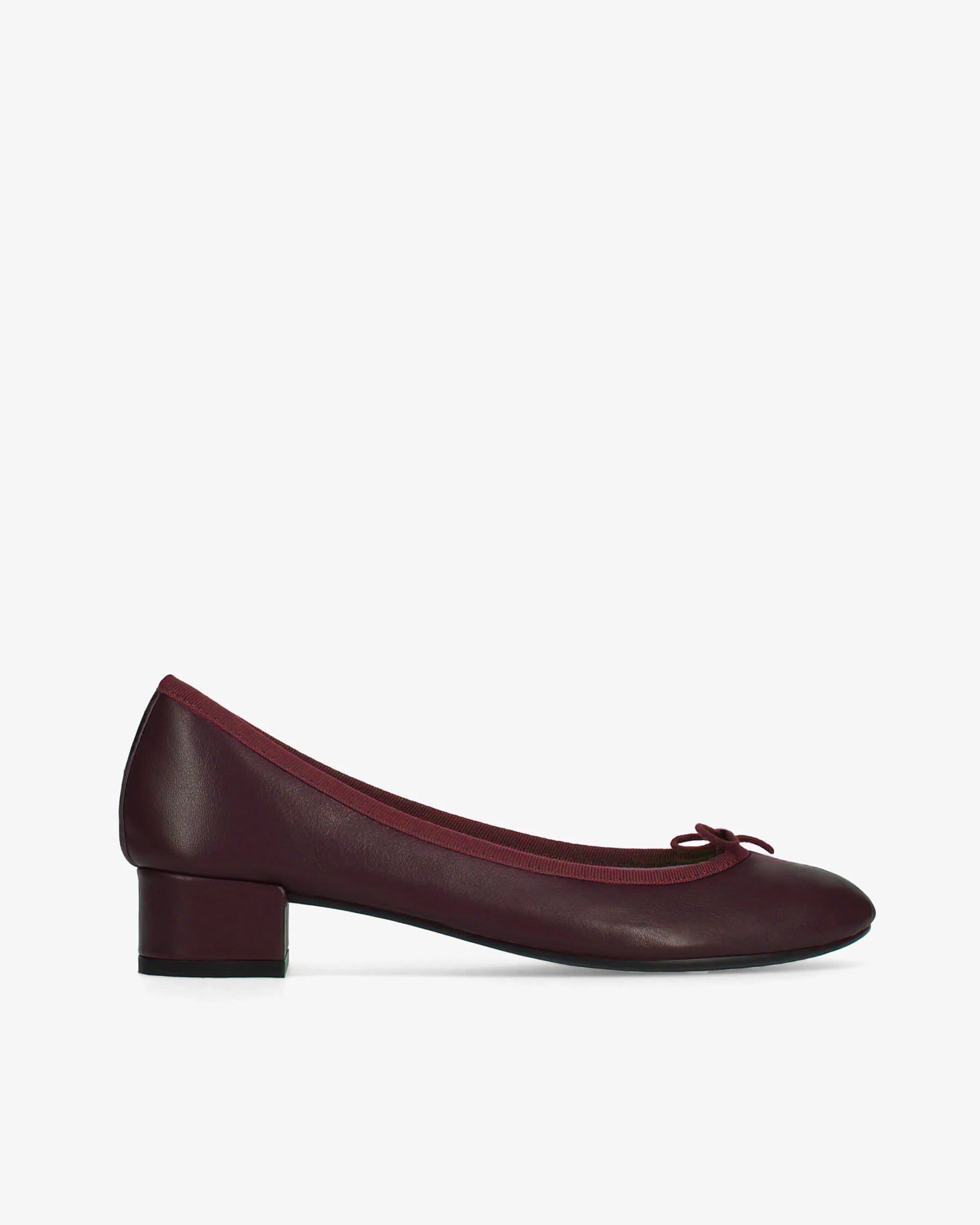 Rubber Sole Camille Ballet Flats Deep Wine | Repetto