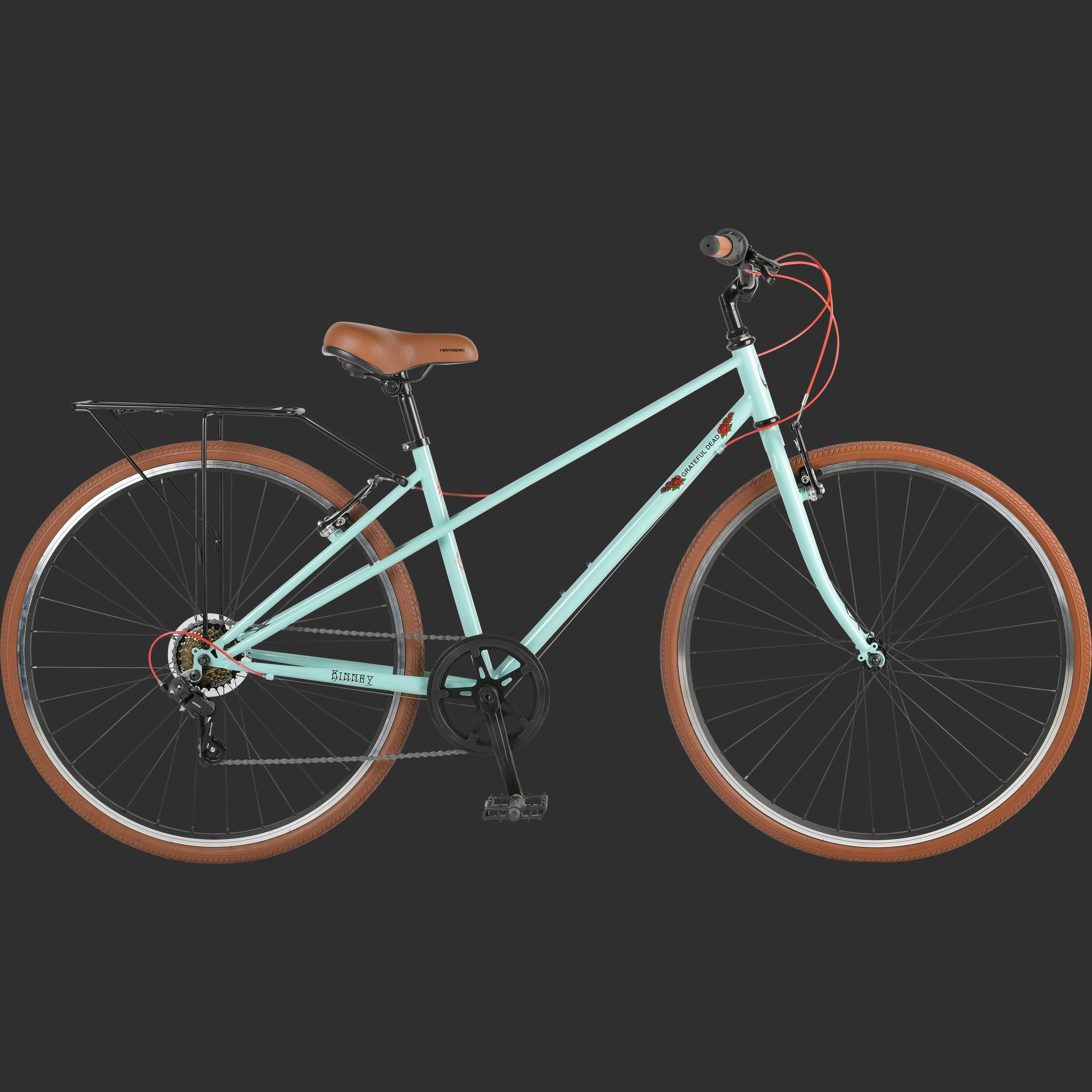 Kinney Mixte City Bike - 7 Speed - Grateful Dead | retrospec