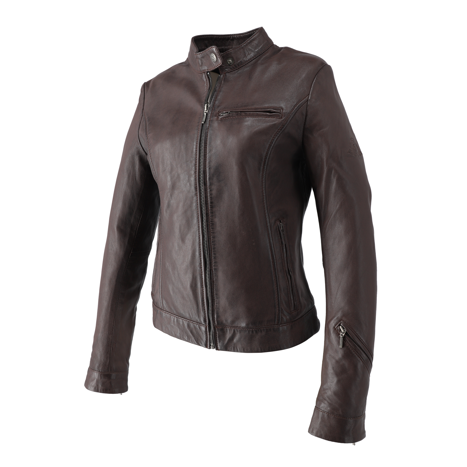 SugarRidez HEARTS JACKET BROWN SLJ201 シングルレディースライダース