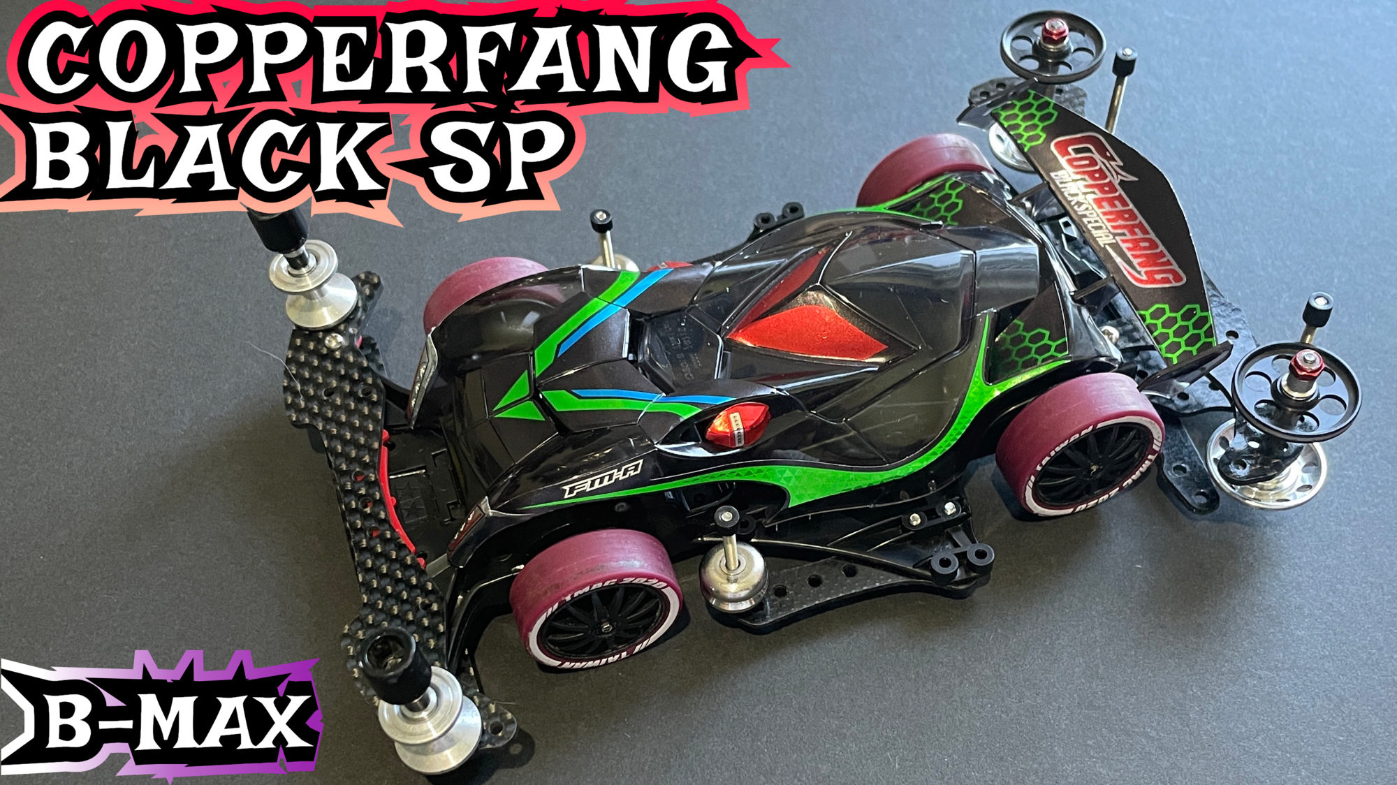 ミニ四駆】FM-AシャーシでB-MAXマシンどう作る？渾身のB-MAXマシンをご