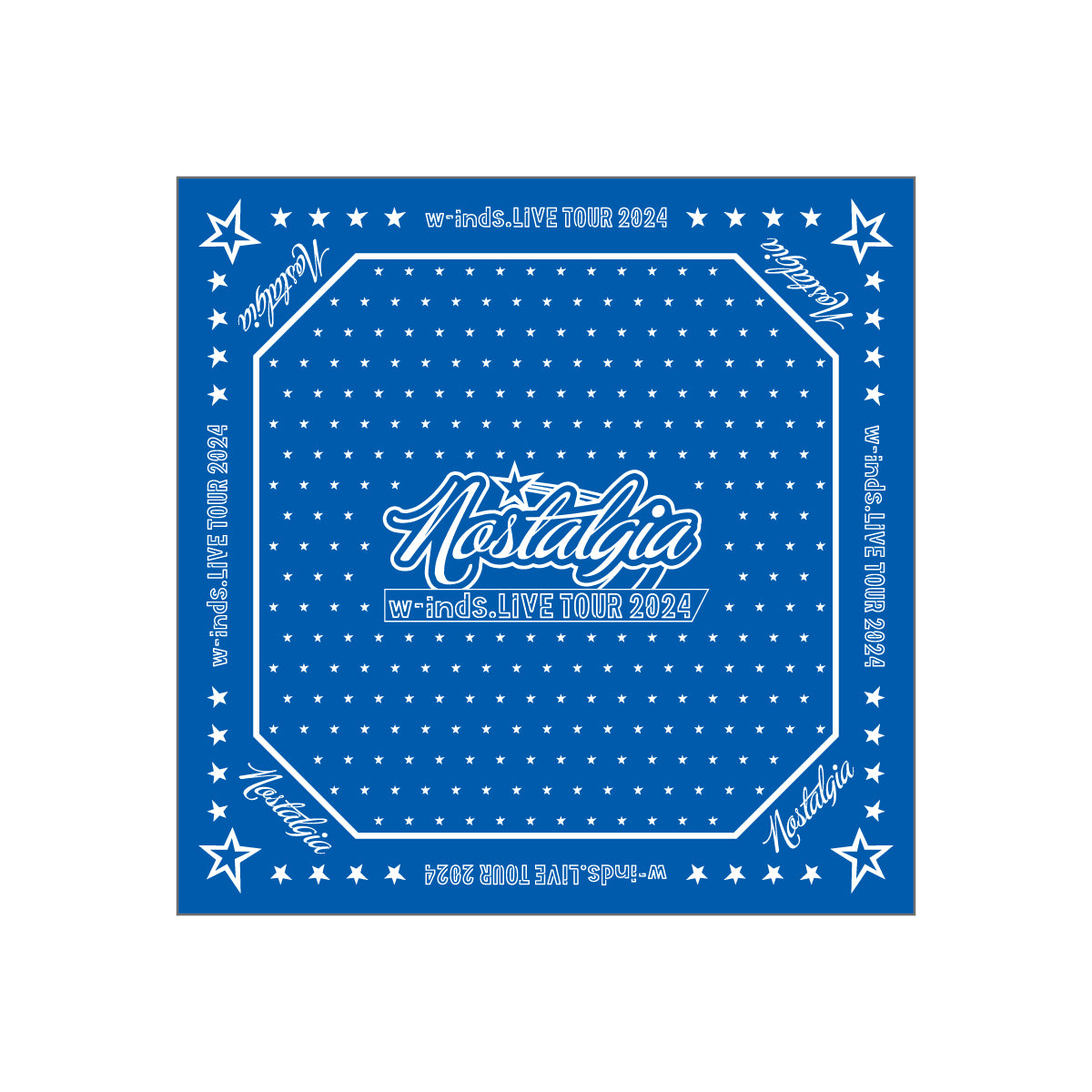 w-inds. LIVE TOUR 2024 ”Nostalgia” バンダナ［青