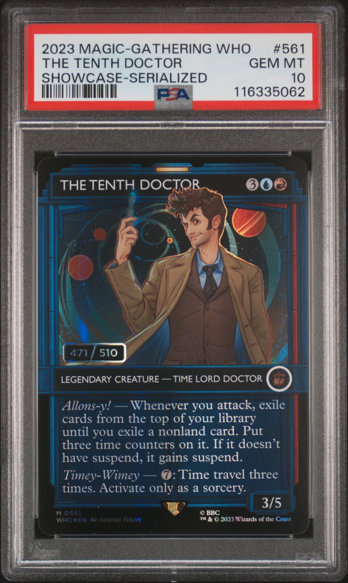 2023 MTG Doctor Who – The Tenth Doctor #561 Serialized Showcase