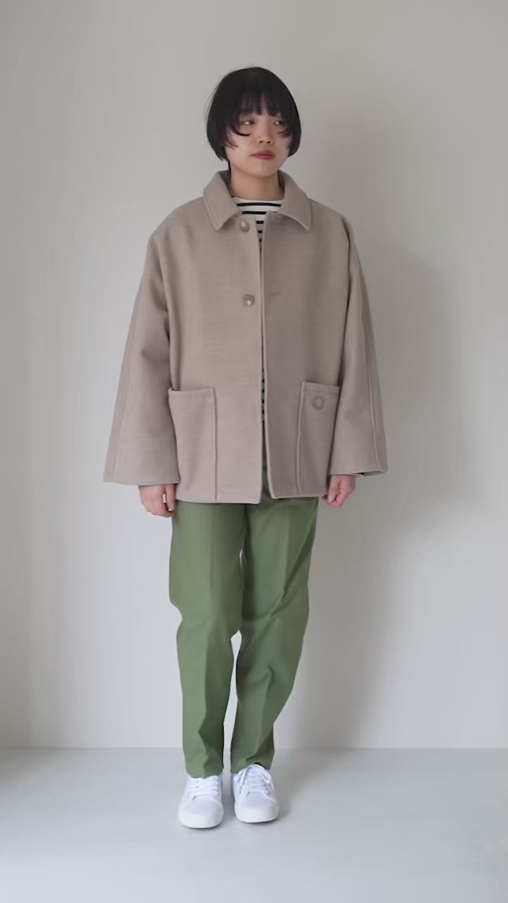 ORCIVAL（オーシバル） ウールライク ドルマンスリーブ ジャケット