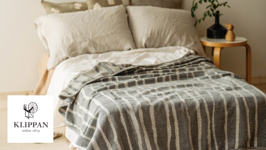 暮らしに寄り添う、KLIPPANの柔らかなコットンブランケット｜ずっと