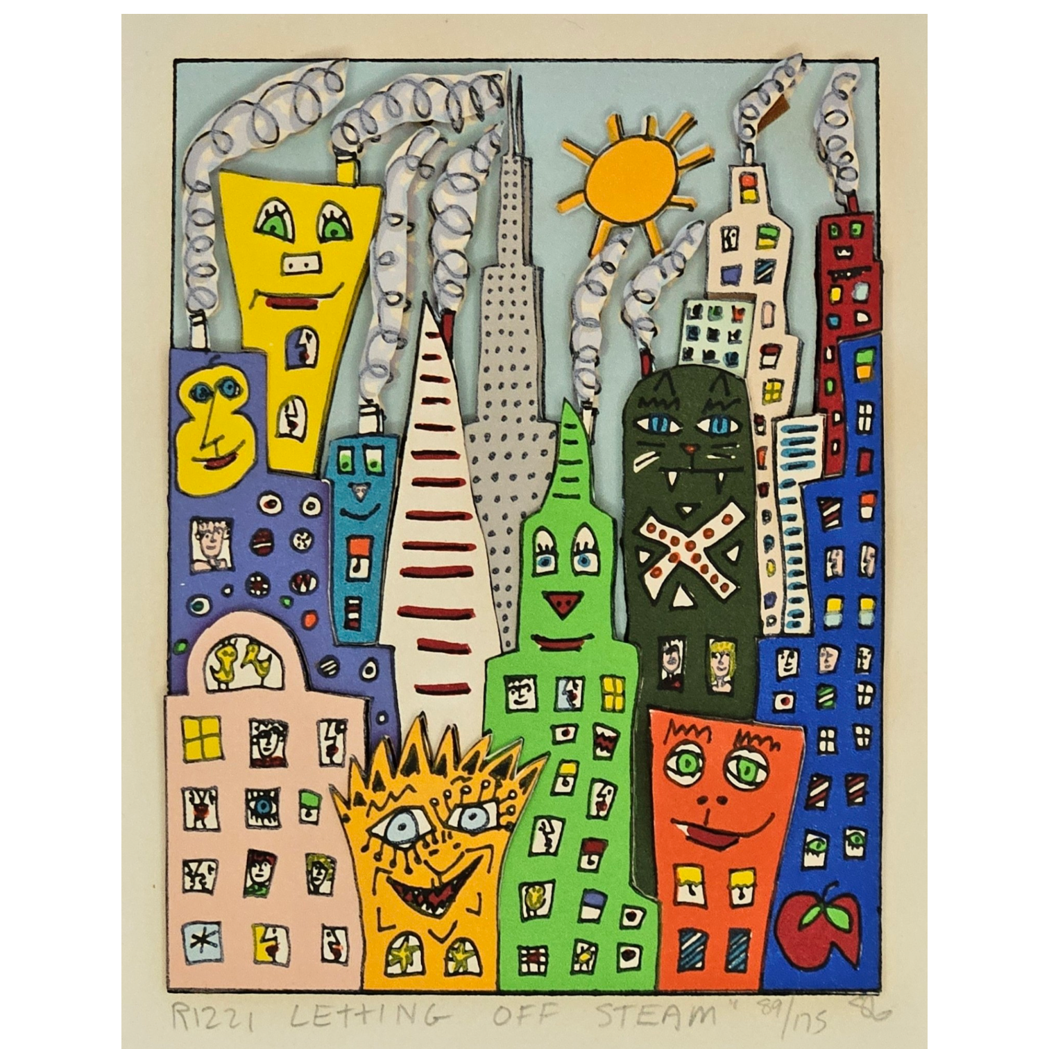 James Rizzi - Letting off Steam (1986) – Zaiser Art