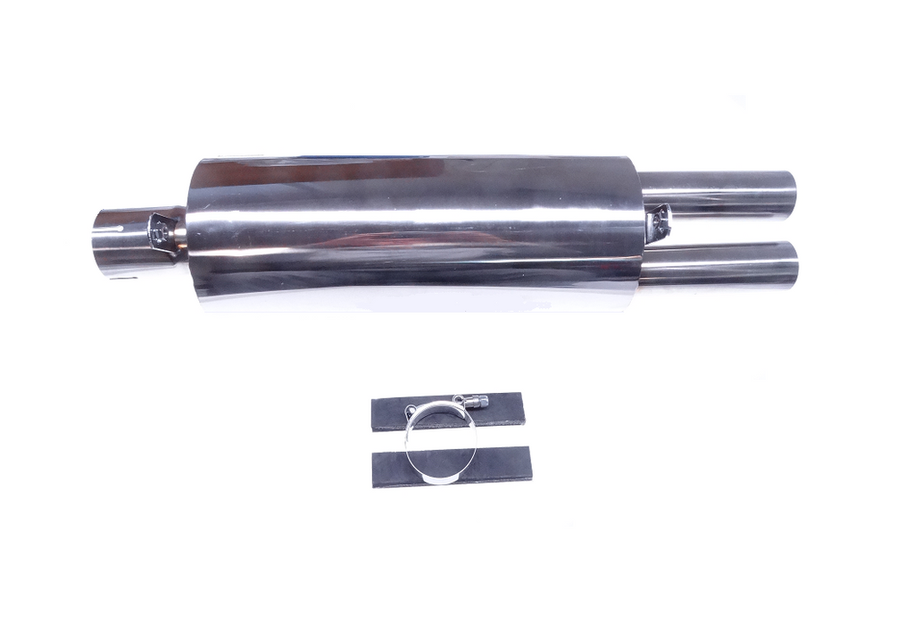 Zstory Hako Twin Pipe Rear Muffler Stainless 240Z 260Z 280Z | Z