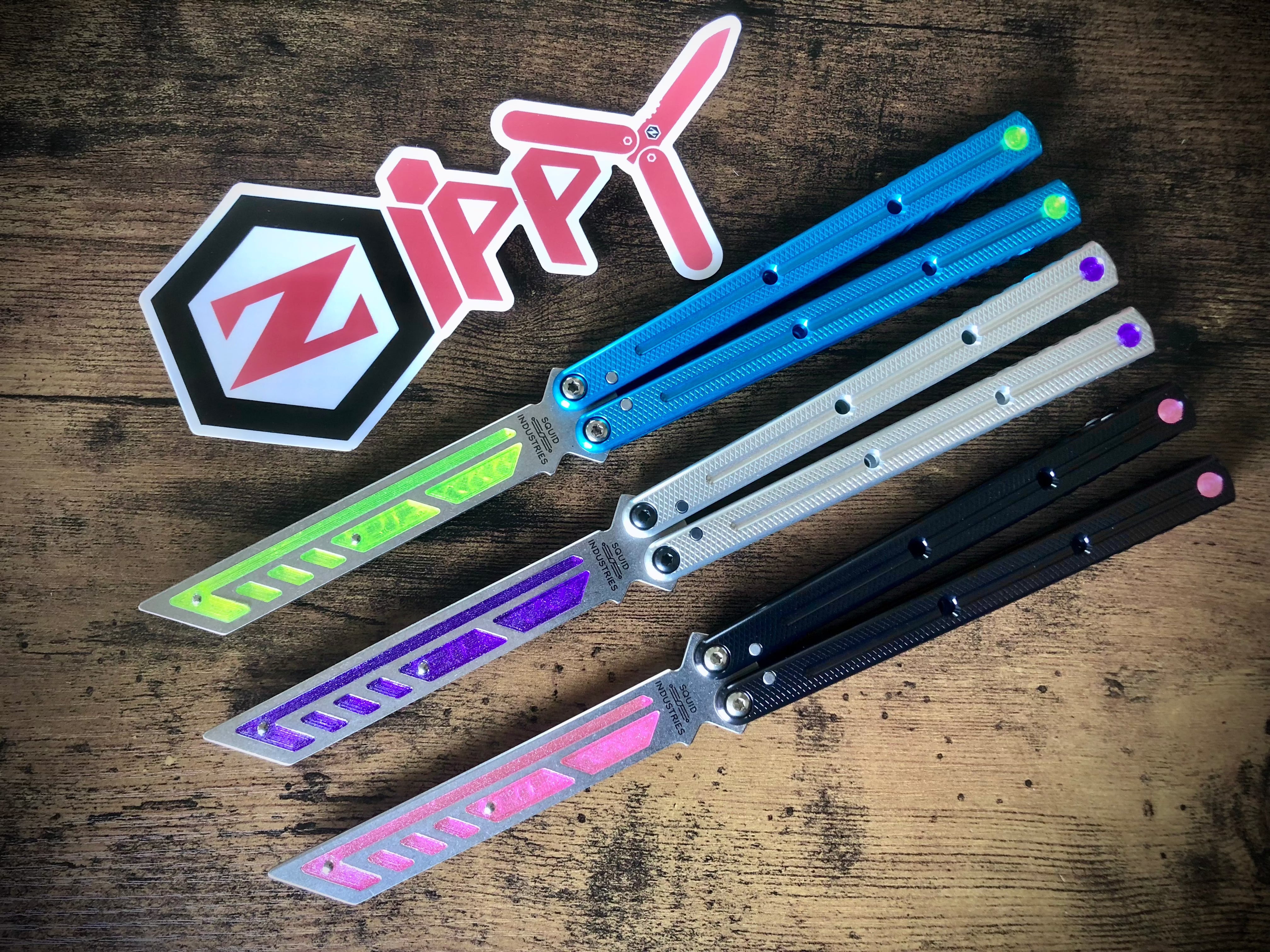 The Squid Industries Krake Raken v3 Trainer – Zippy Balisong LLC