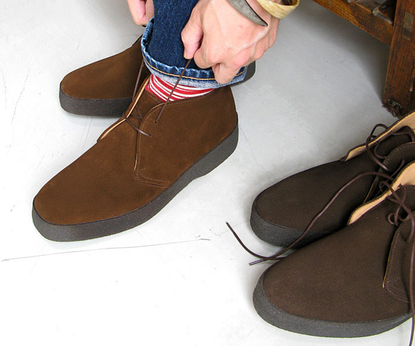 サンダース ブリット チャッカブーツ マッドガード UK8 26.5cm Sanders