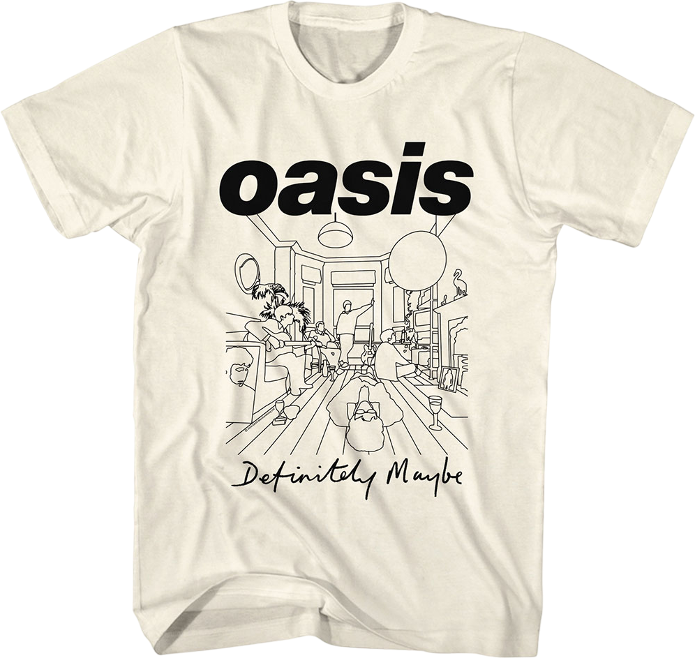 Definitely Maybe Sketch Oasis T-Shirt