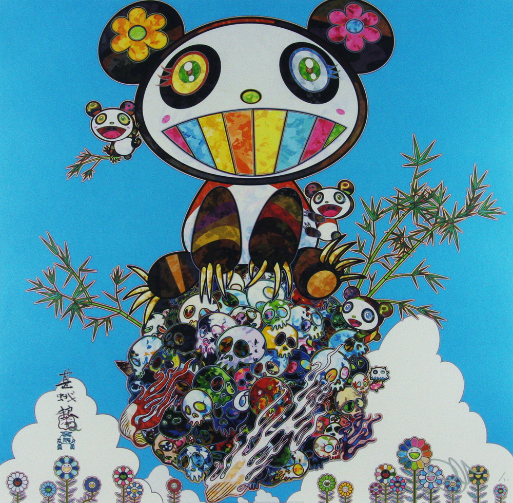 村上 隆 「パンダの親子「幸せ～」」 Takashi Murakami - 創業36年