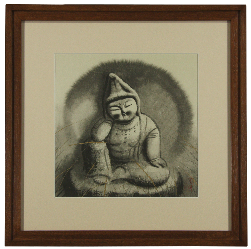 龝月 明 「野の佛」 Akira Akizuki - 創業36年 美術品販売 Gallery Tanabe