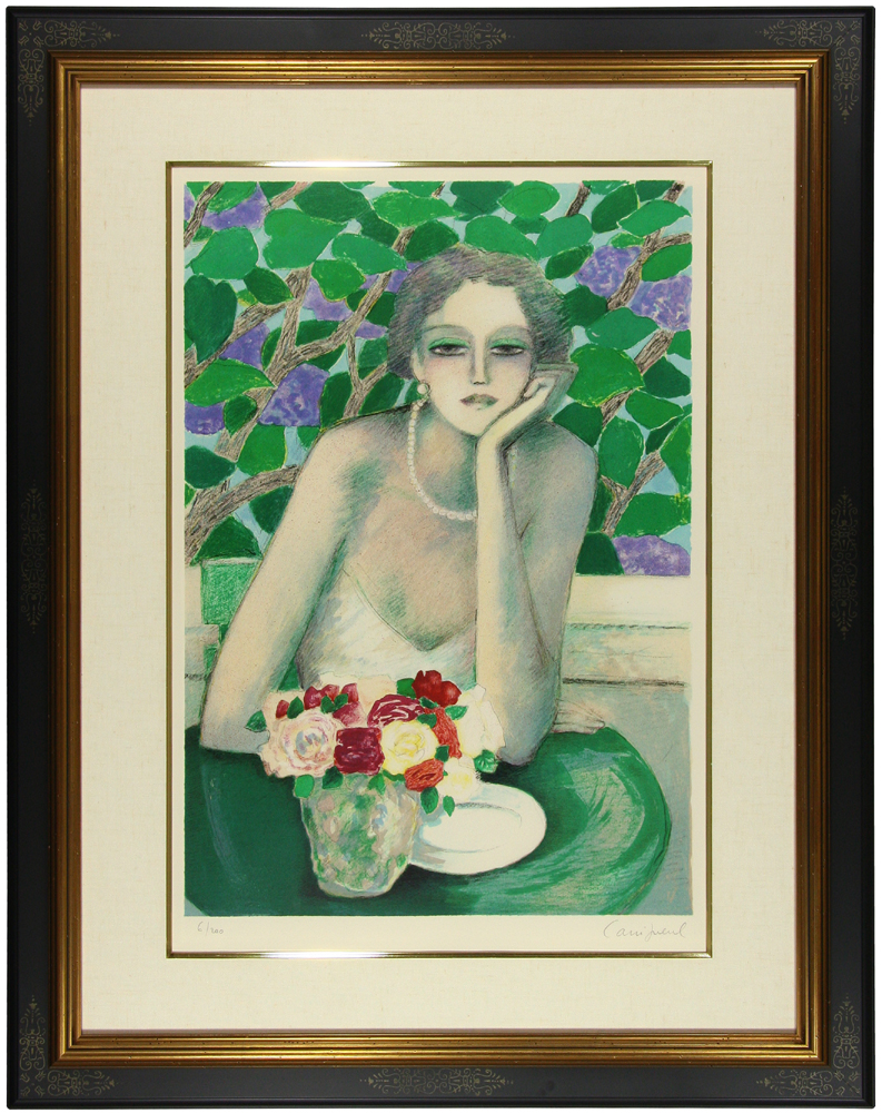 J. P. カシニョール 「庭園のバラ」 Jean-Pierre Cassigneul - 創業36