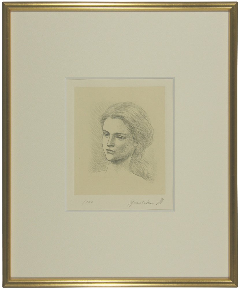 舟越 保武 「若い女の顔 (B)」 Yasutake Funakoshi - 創業36年 美術品