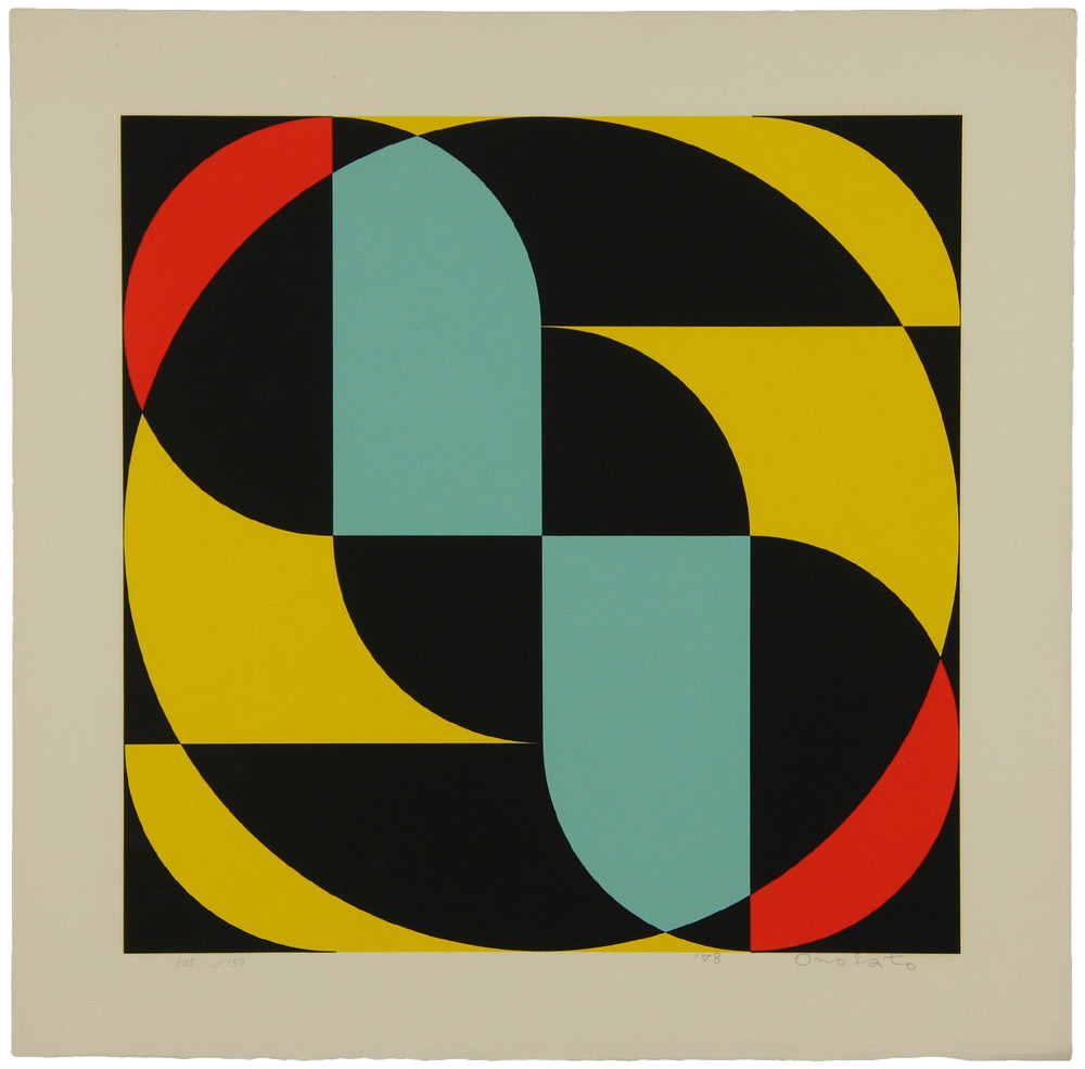 ☆オノサト・トシノブ シルクスクリーン 「Silk-87」1977