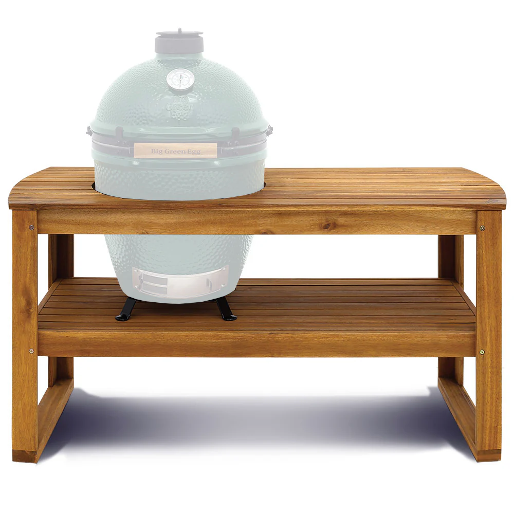 118257 Big Green Egg Acacia Wood Table for Large Egg 118257 | TA
