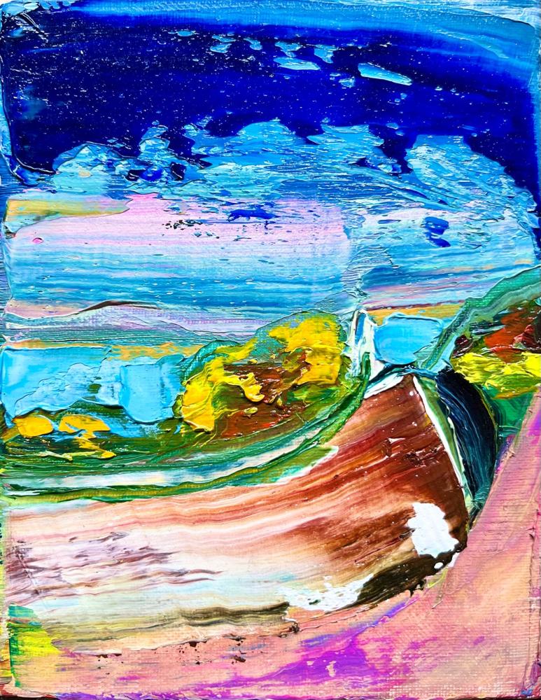 曲がりくねる道(豊島)Winding road (Teshima)|深澤雄太Yuta Fukazawa