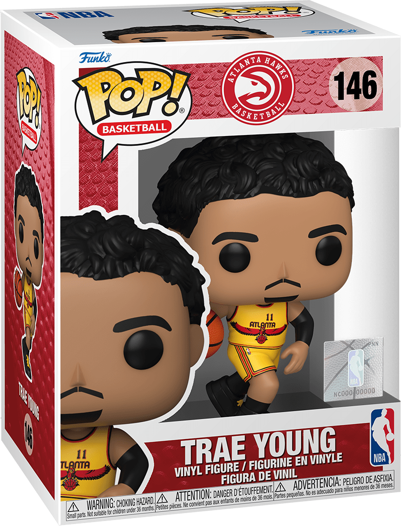 NBA Hawks - Trae Young #146 (Yellow Jersey) - Funko Pop! Vinyl
