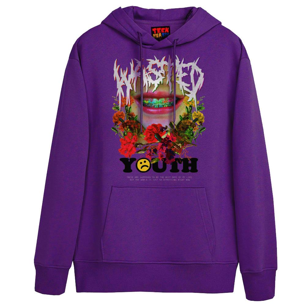 Wasted Youth Hoodie – Teen Hearts Clothing